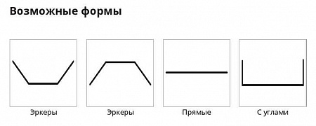 Возможные формы карнизов Прованс, Флоренция, Ломбардия, Троя