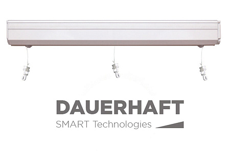 Подъемный электрокарниз для римских штор Dauerhaft.